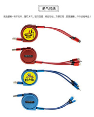 Retractable 3-in-1 Charging Cables