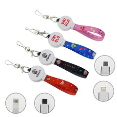 Round Shell Tag Charging Cable