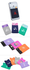 Colourful Card Holder With Sticker For Mobile Phone
