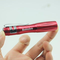 Coloured Torch Light With Metal Clip (Small)