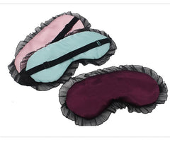 Light-Blocking Eye Mask With Lace Trim