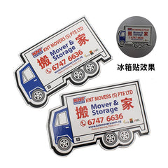 Truck-shaped Refrigerator Stickers