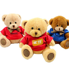 Bear Plush Toy With Bow