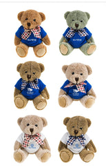 Articulated Bear with Bow, 16cm
