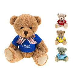 Articulated Bear with Bow, 20cm