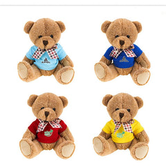 Articulated Bear with Bow, 20cm