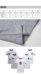 Short-Sleeved Round Neck T-Shirt With Contrast Edge