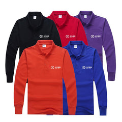 Thick Long-Sleeved Polo Shirt