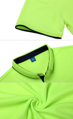 Short-Sleeved Polo Shirt With Coloured Inner Collar, Inner Placket, Collar And Sleeve Edge