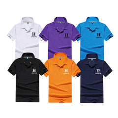 Pure Cotton Short-Sleeved Polo Shirt