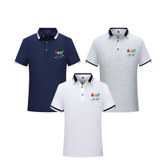 Polo Shirt with Coloured Collar and Sleeve Hem