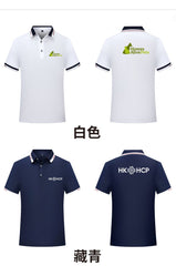 Polo Shirt with Coloured Collar and Sleeve Hem