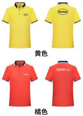 Polo Shirt with Coloured Collar and Sleeve Hem