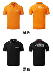 Mens Polo Shirt With Stripe Accent