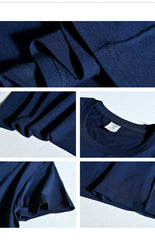 Enlarged Round Neck T-Shirt