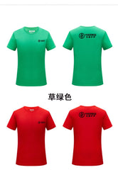 Checkered Quick Dry Round Neck Sports T-Shirt