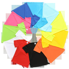 Childrens Quick Dry Round Neck T-Shirt