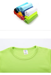 Childrens Quick Dry Round Neck T-Shirt