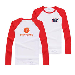 Mens Raglan Long Sleeves Shirt