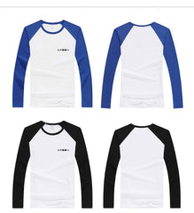 Mens Raglan Long Sleeves Shirt