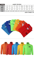 Zippered Long-Sleeved Windbreaker