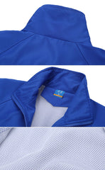 Zippered Long-Sleeved Windbreaker