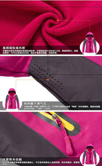 Long-Sleeved Waterproof Jacket With Yellow Zips
