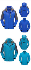 Long-Sleeved Waterproof Jacket With Yellow Zips