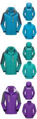 Long-Sleeved Waterproof Jacket With Yellow Zips