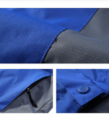 Zippered Long-Sleeved Waterproof Jacket For Men And Women