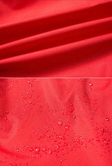 Zippered Long-Sleeved Waterproof Jacket With Removable Lining