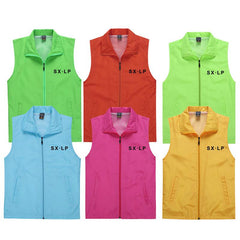 Zippered Sleeveless Jacket