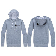 Thick Long-Sleeved Sweater With Hood