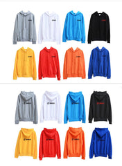 Long-Sleeved Terry Cloth Sweater With Hood