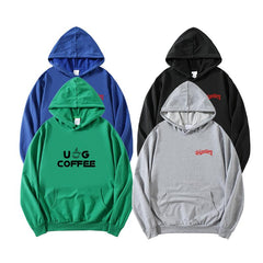 Round Neck Long Sleeves Sweater with Hood