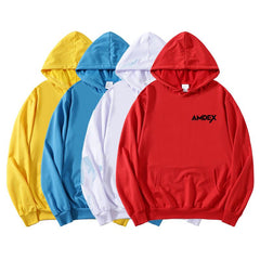 Round Neck Long Sleeves Sweater with Hood