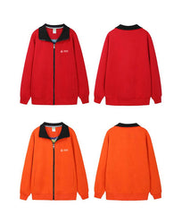 Stand-Up Collar Zipper Sweater