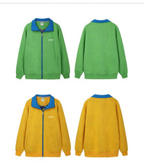 Stand-Up Collar Zipper Sweater