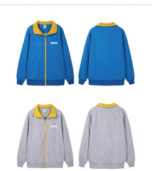 Stand-Up Collar Zipper Sweater