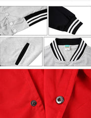 Terry Cloth Baseball Jacket