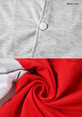 Terry Cloth Baseball Jacket