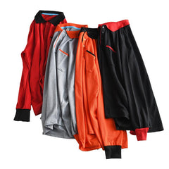 Long-Sleeved Collared Shirt With Front Pocket