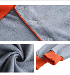 Long-Sleeved Collared Shirt