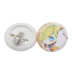 Small Round Tinplate Brooch