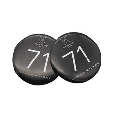 Simple Round Tinplate Brooches