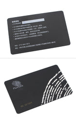 PVC Frosted Membership Black Card
