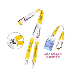 Double Hook Safety Buckle Retractable Lanyard