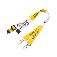 Double Hook Safety Buckle Retractable Lanyard