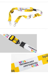 Double Hook Safety Buckle Retractable Lanyard