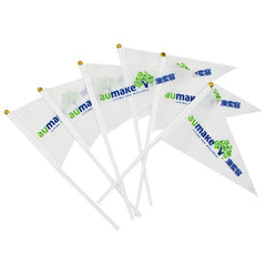 Small White Hand Flags